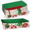 Big Dot of Happiness Ugly Sweater Party Paper Food Trays, Christmas Double-Sided Disposable Food Trays for Nachos, Hot Dogs, French Fries - 12 Ct